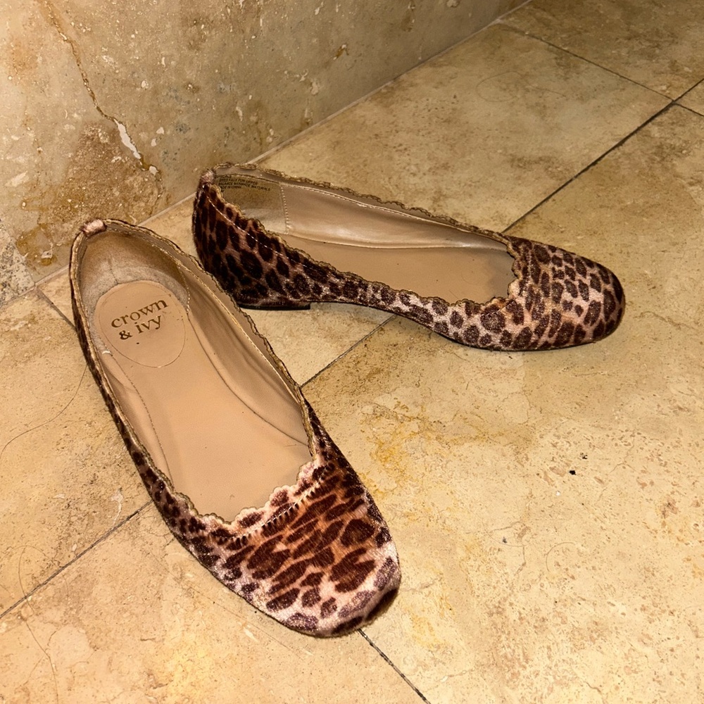 Animal Print flats